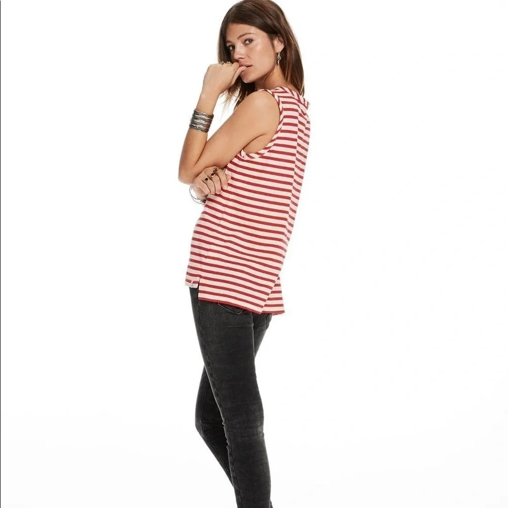 Scotch & Soda Striped Appliquz Top S - Picture 2 of 7